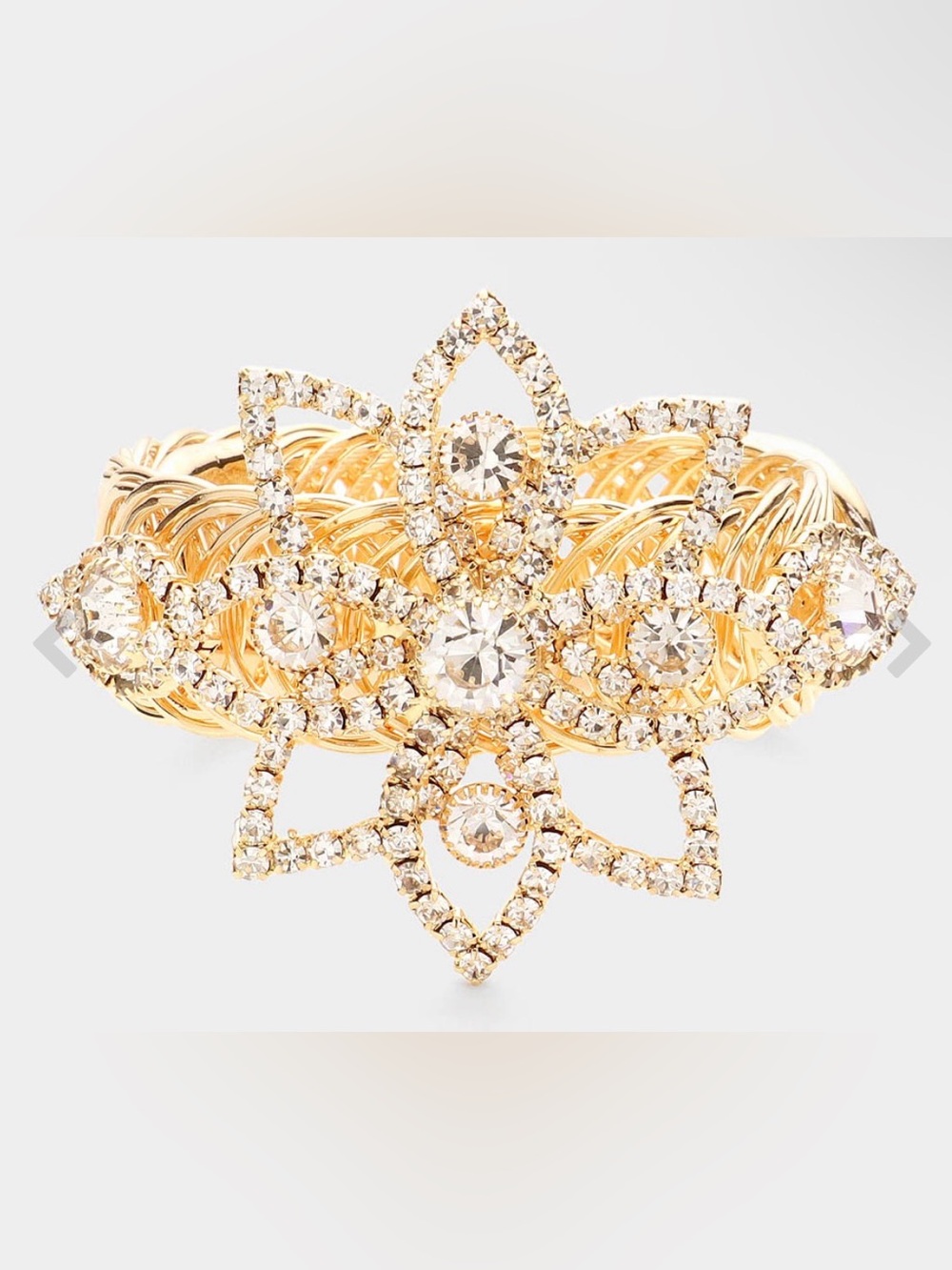 Flower Cuff Bracelet